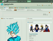 Tablet Screenshot of dragonballzeditor.deviantart.com