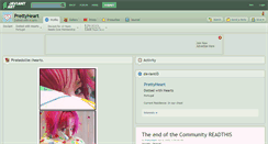 Desktop Screenshot of prettyheart.deviantart.com