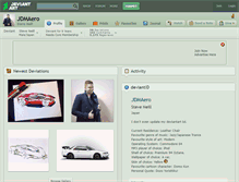 Tablet Screenshot of jdmaero.deviantart.com