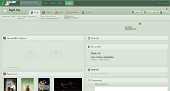 Desktop Screenshot of dark-me.deviantart.com
