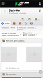 Mobile Screenshot of dark-me.deviantart.com