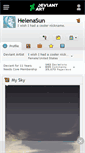 Mobile Screenshot of helenasun.deviantart.com