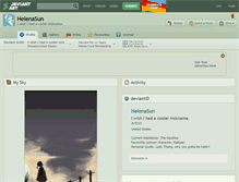 Tablet Screenshot of helenasun.deviantart.com