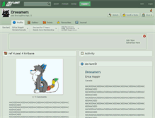 Tablet Screenshot of dreeamers.deviantart.com