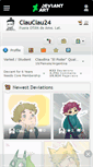 Mobile Screenshot of clauclau24.deviantart.com