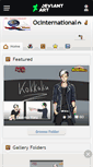 Mobile Screenshot of ocinternational.deviantart.com