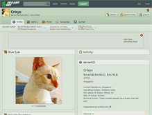 Tablet Screenshot of crixyo.deviantart.com