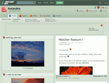 Tablet Screenshot of kostandina.deviantart.com