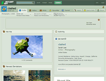 Tablet Screenshot of clashed.deviantart.com