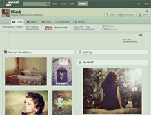 Tablet Screenshot of hkoub.deviantart.com