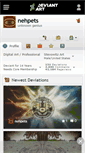 Mobile Screenshot of nehpets.deviantart.com