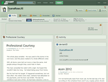 Tablet Screenshot of dyanarosejill.deviantart.com