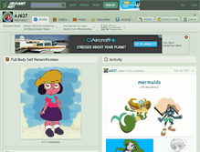 Tablet Screenshot of aj627.deviantart.com