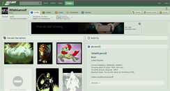 Desktop Screenshot of littlebluewolf.deviantart.com