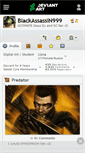 Mobile Screenshot of blackassassin999.deviantart.com