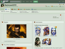 Tablet Screenshot of blackassassin999.deviantart.com