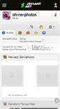 Mobile Screenshot of oh-no-photos.deviantart.com