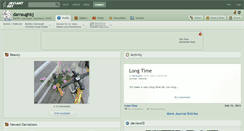 Desktop Screenshot of darraughbj.deviantart.com