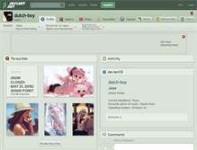 Tablet Screenshot of dutch-boy.deviantart.com