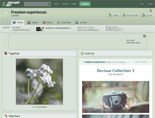 Tablet Screenshot of freedom-experiences.deviantart.com