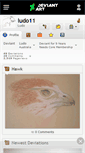 Mobile Screenshot of ludo11.deviantart.com