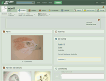 Tablet Screenshot of ludo11.deviantart.com