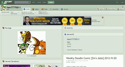 Desktop Screenshot of ham77770011.deviantart.com