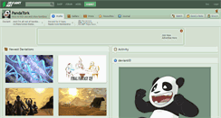 Desktop Screenshot of pandatork.deviantart.com