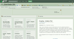 Desktop Screenshot of embershadow1984.deviantart.com