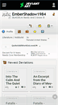 Mobile Screenshot of embershadow1984.deviantart.com