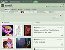 Tablet Screenshot of fanpoop97.deviantart.com