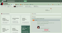 Desktop Screenshot of krystallys.deviantart.com