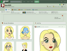 Tablet Screenshot of becci005.deviantart.com