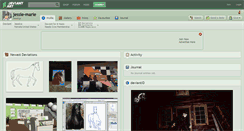 Desktop Screenshot of jessie-marie.deviantart.com