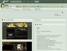 Tablet Screenshot of pires.deviantart.com