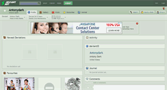 Desktop Screenshot of antonydark.deviantart.com