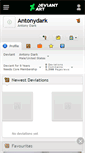 Mobile Screenshot of antonydark.deviantart.com