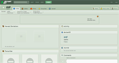 Desktop Screenshot of gogli.deviantart.com