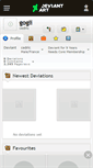 Mobile Screenshot of gogli.deviantart.com