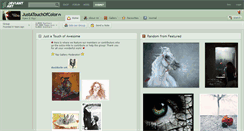 Desktop Screenshot of justatouchofcolor.deviantart.com