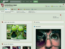 Tablet Screenshot of pretentious-njapo.deviantart.com