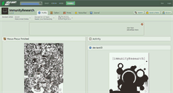 Desktop Screenshot of immunityresearch.deviantart.com