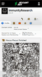 Mobile Screenshot of immunityresearch.deviantart.com