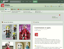 Tablet Screenshot of kinkaku.deviantart.com