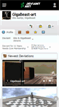 Mobile Screenshot of gigabeast-art.deviantart.com