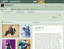 Tablet Screenshot of hellkiller777.deviantart.com