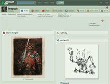Tablet Screenshot of peepook.deviantart.com