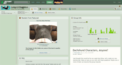 Desktop Screenshot of long-lil-doggies.deviantart.com