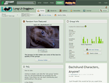 Tablet Screenshot of long-lil-doggies.deviantart.com