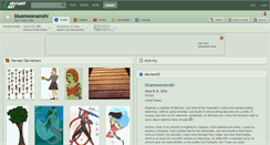 Desktop Screenshot of bluemoonsenshi.deviantart.com